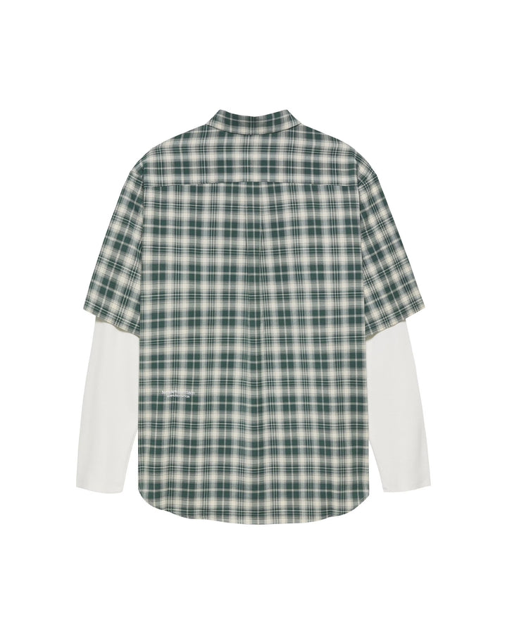 NEW AMSTERDAM SURF ASSOCIATION Double Layer Shirt White/Green