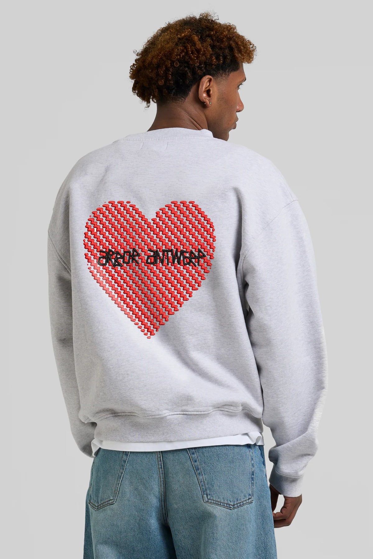 ARBOR ANTWERP Heartwork Crewneck Melange