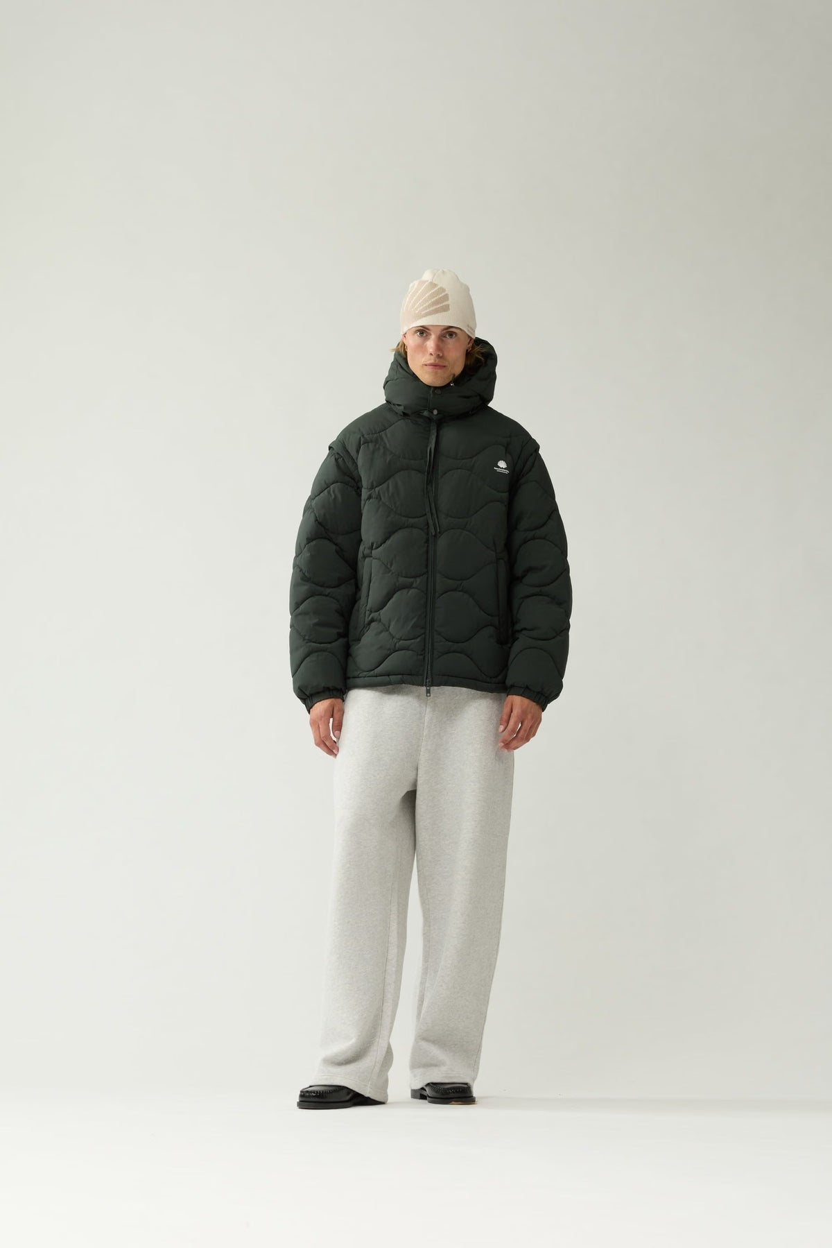 NEW AMSTERDAM SURF ASSOCIATION Detachable Jacket Olive