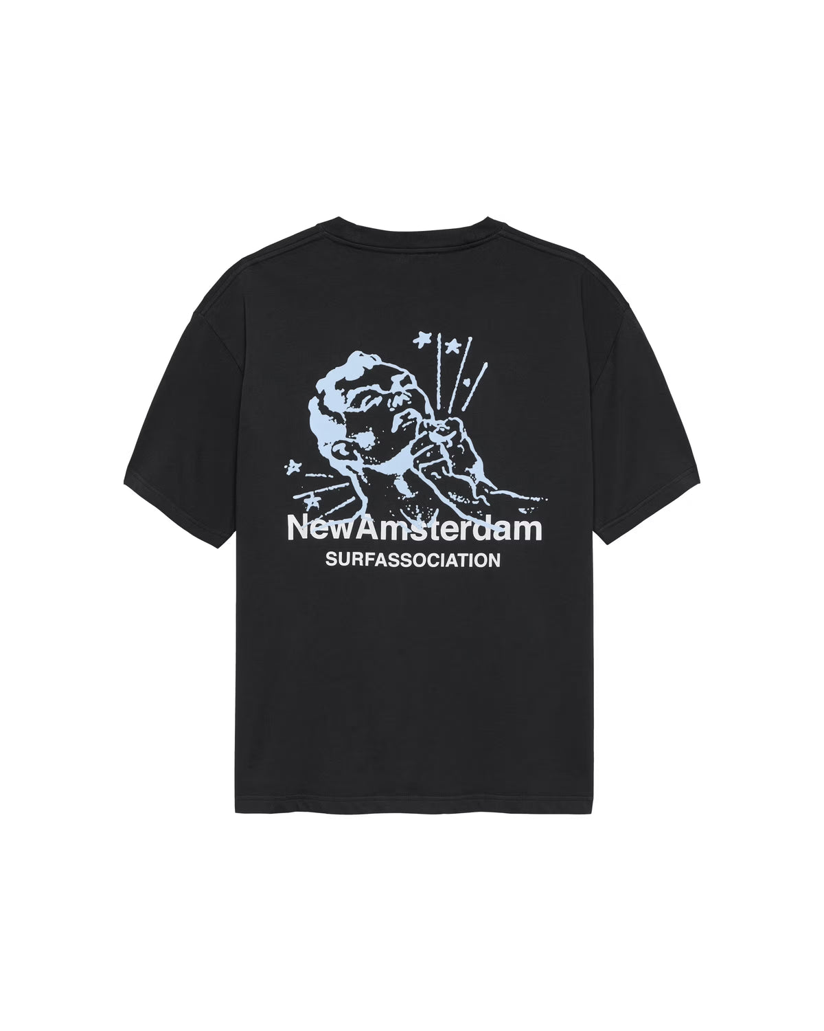 NEW AMSTERDAM SURF ASSOCIATION Knocked Tee Black