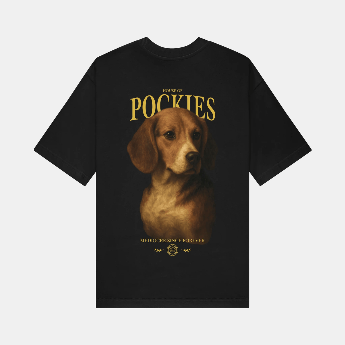 POCKIES Beagle Tee Black