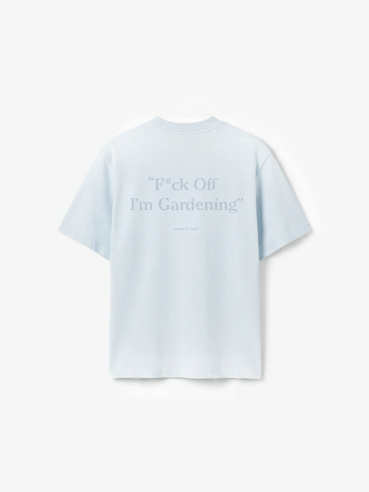 BRAM'S FRUIT Distressed F*ck Off I'm Gardening T-Shirt Blueberry  S