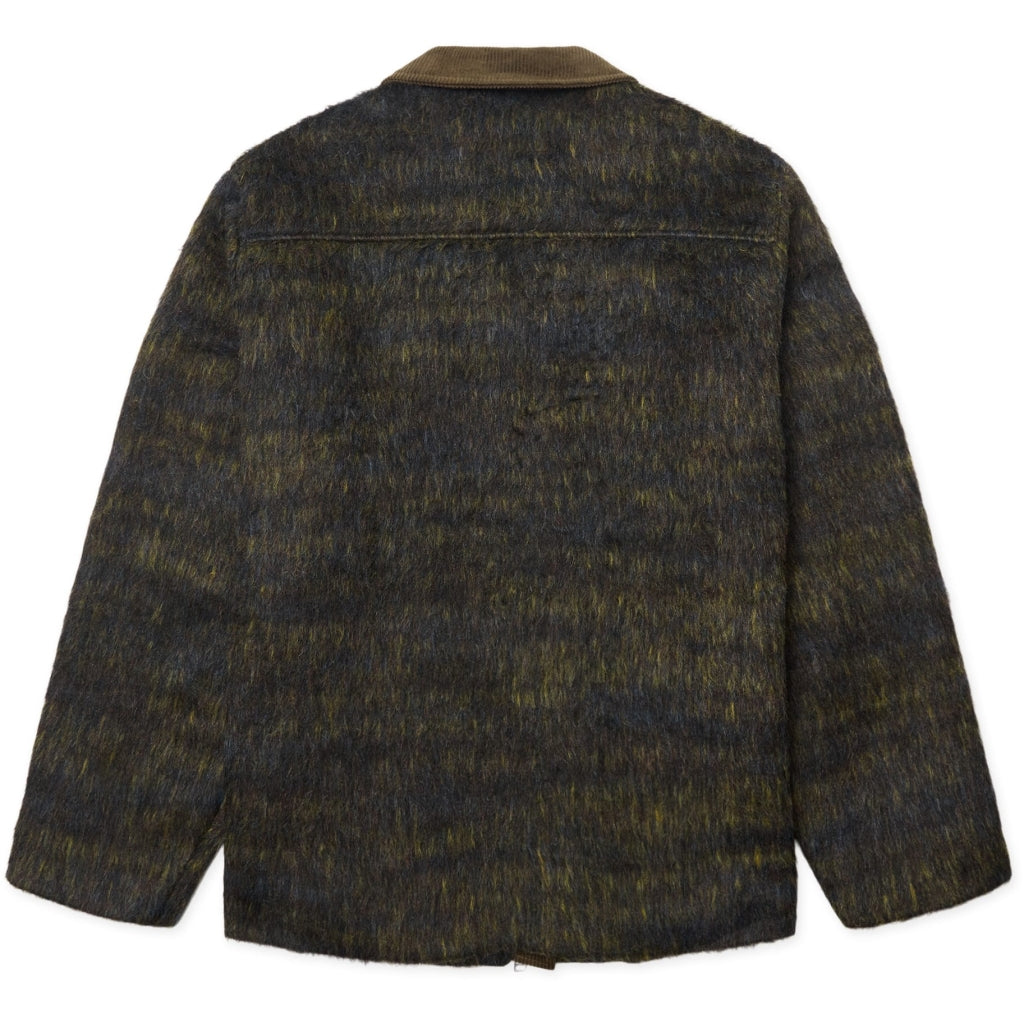 WOODBIRD Blade Hairy Zip Jacket Dark Olive