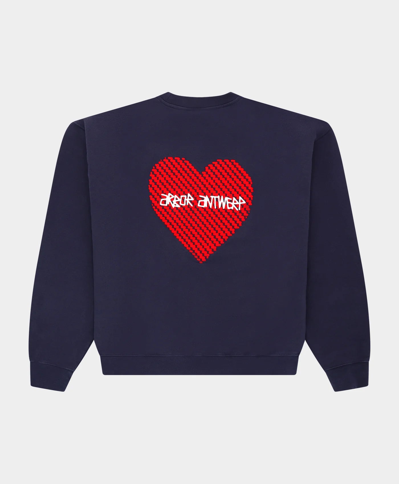 ARBOR ANTWERP Heartwork Crewneck Blue