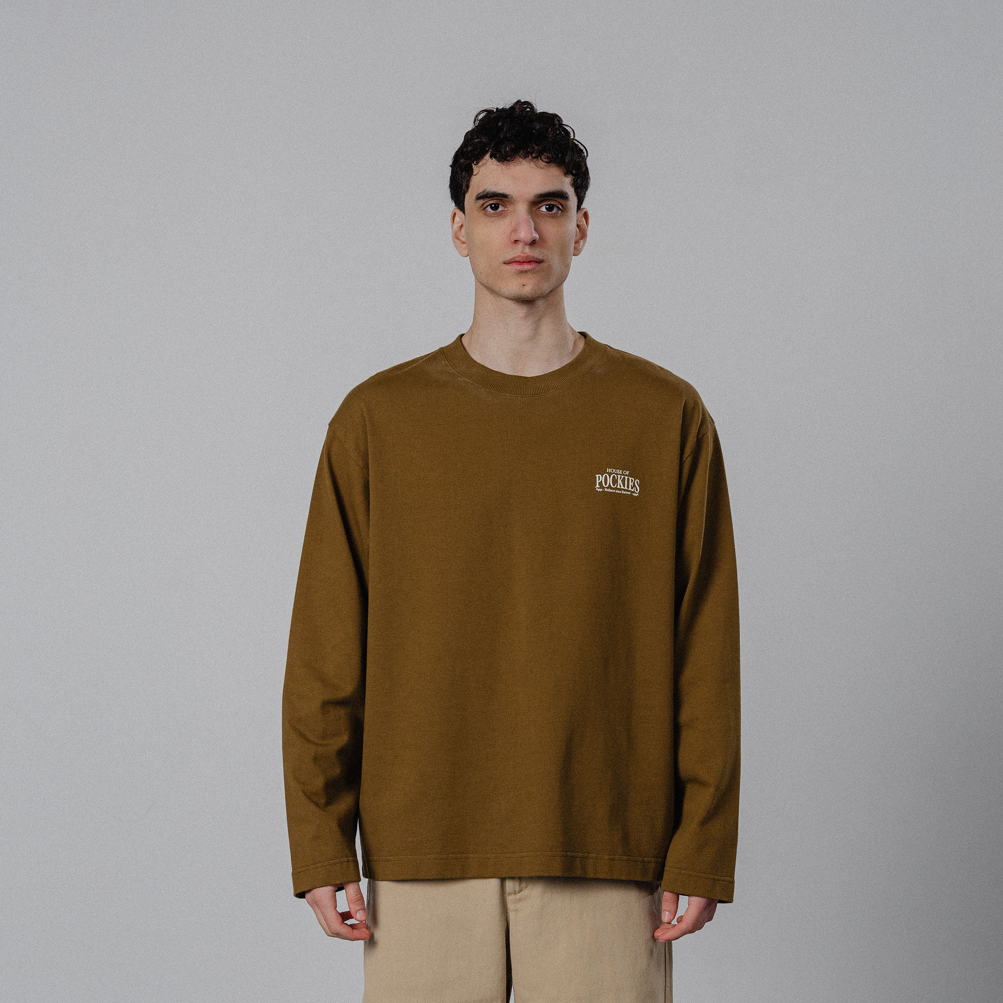 POCKIES Duck LS Khaki Green