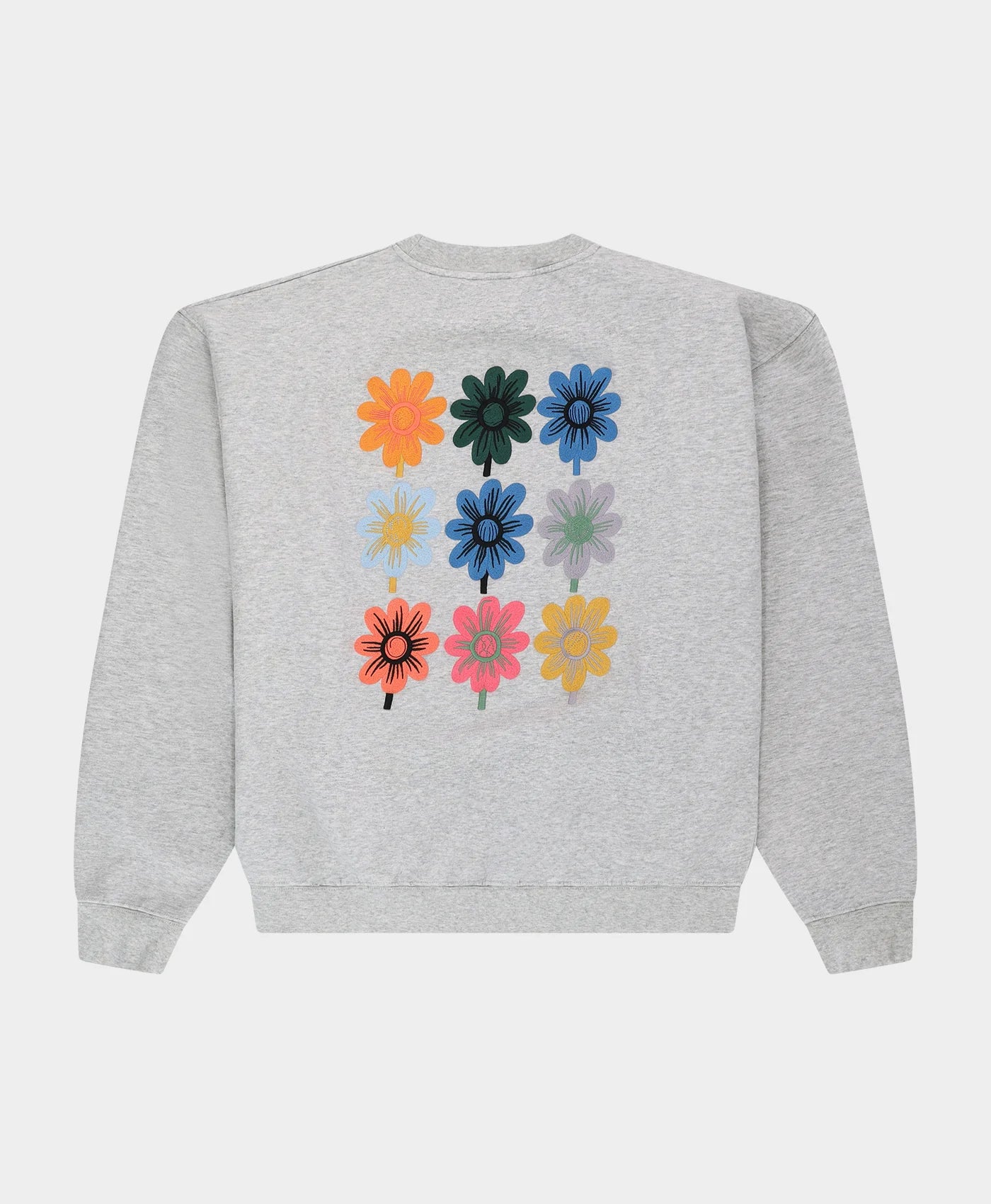 ARBOR ANTWERP Nine Flowers Crewneck Melange