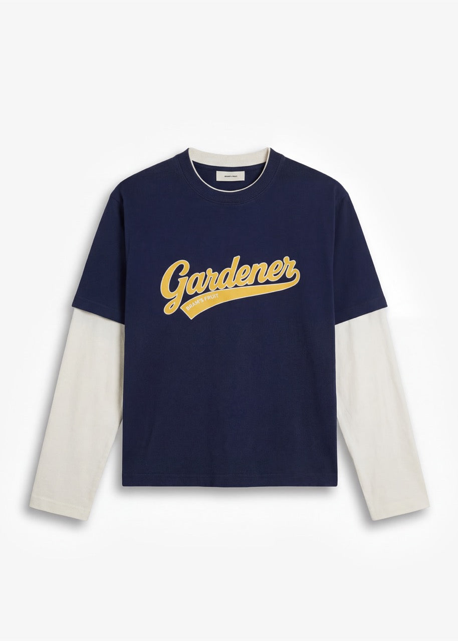 BRAM'S FRUIT Double Layer T-shirt Midnight Blue