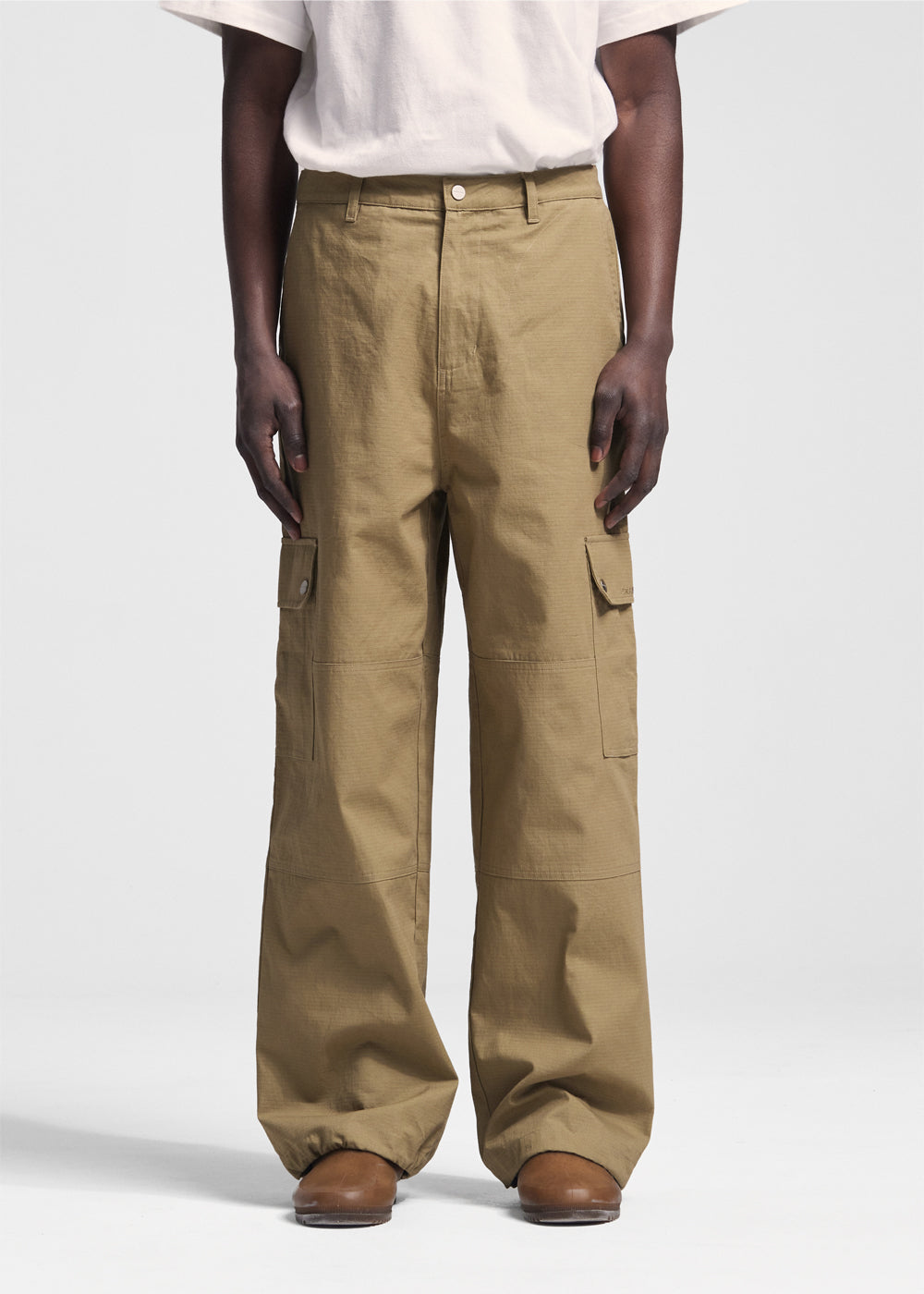 BRAMS FRUIT Ripstop Cargo Trousers - Olive Green