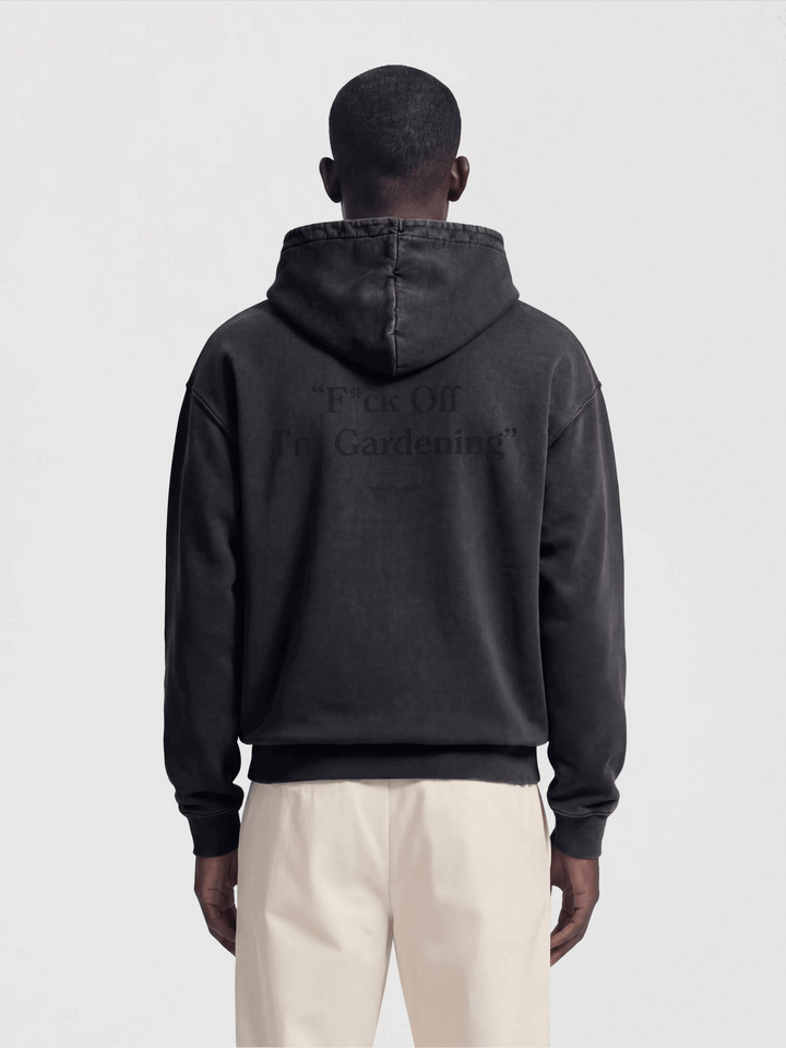 BRAM'S FRUIT Distressed F*ck Off I'm Gardening Washed Black