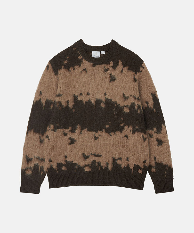 GRAMICCI Mohair Splatter Sweater Taupe Splatter