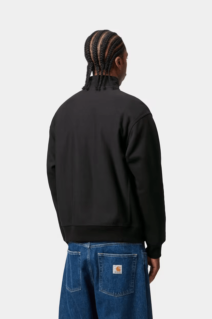 CARHARTT WIP Half Zip American Script Black