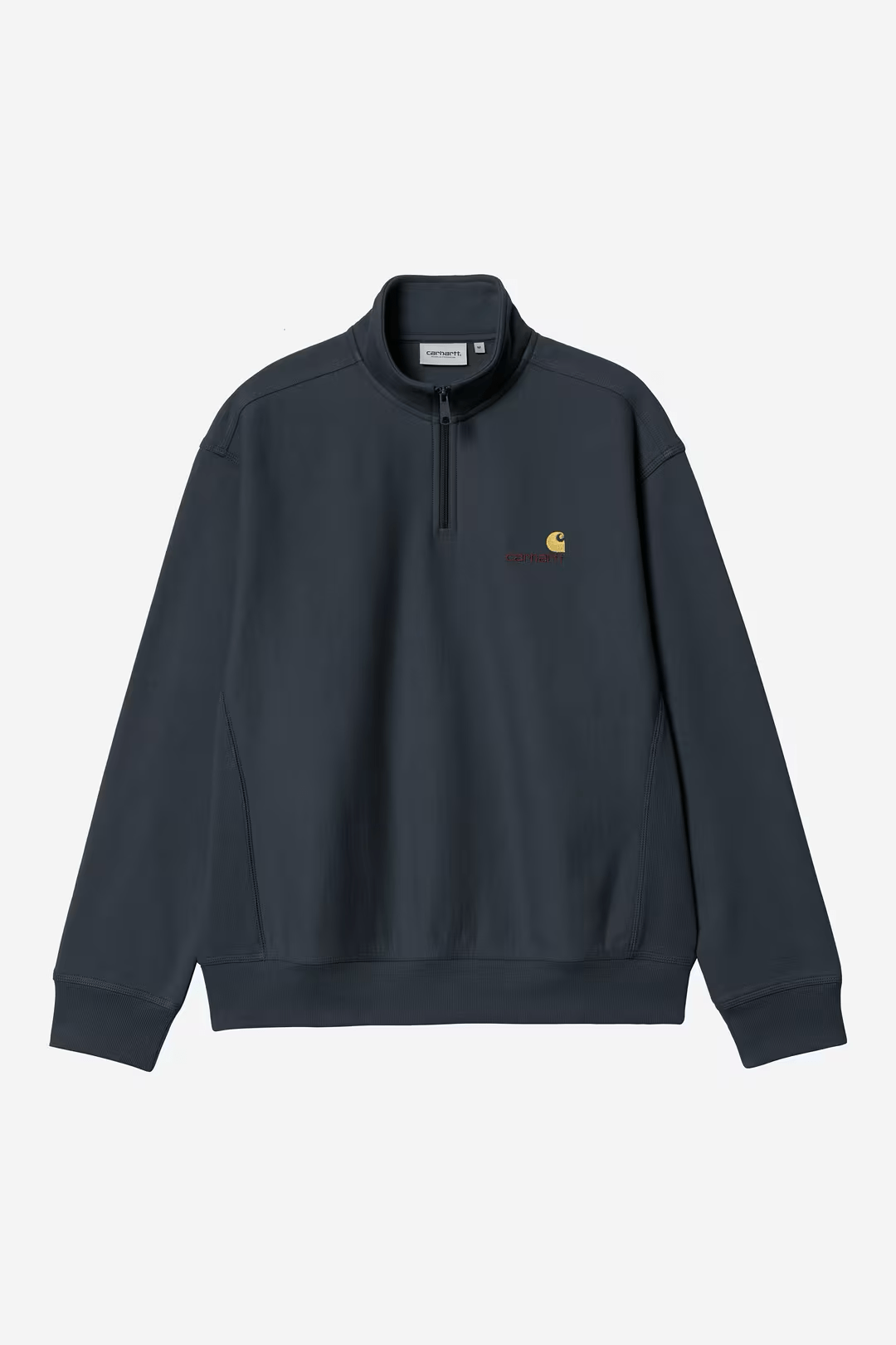 CARHARTT WIP Half Zip American Script Deep Night