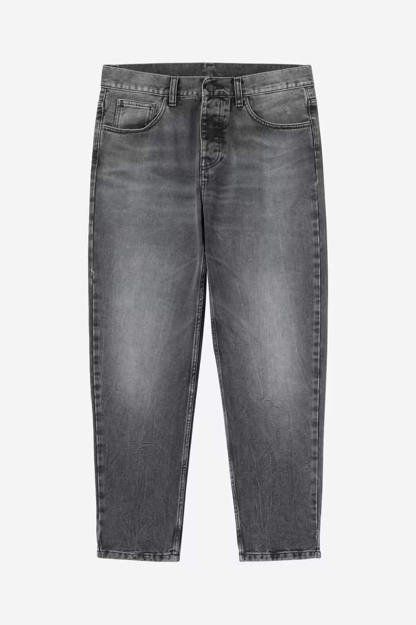 CARHARTT WIP Newel Pant Black Marble Used Wash
