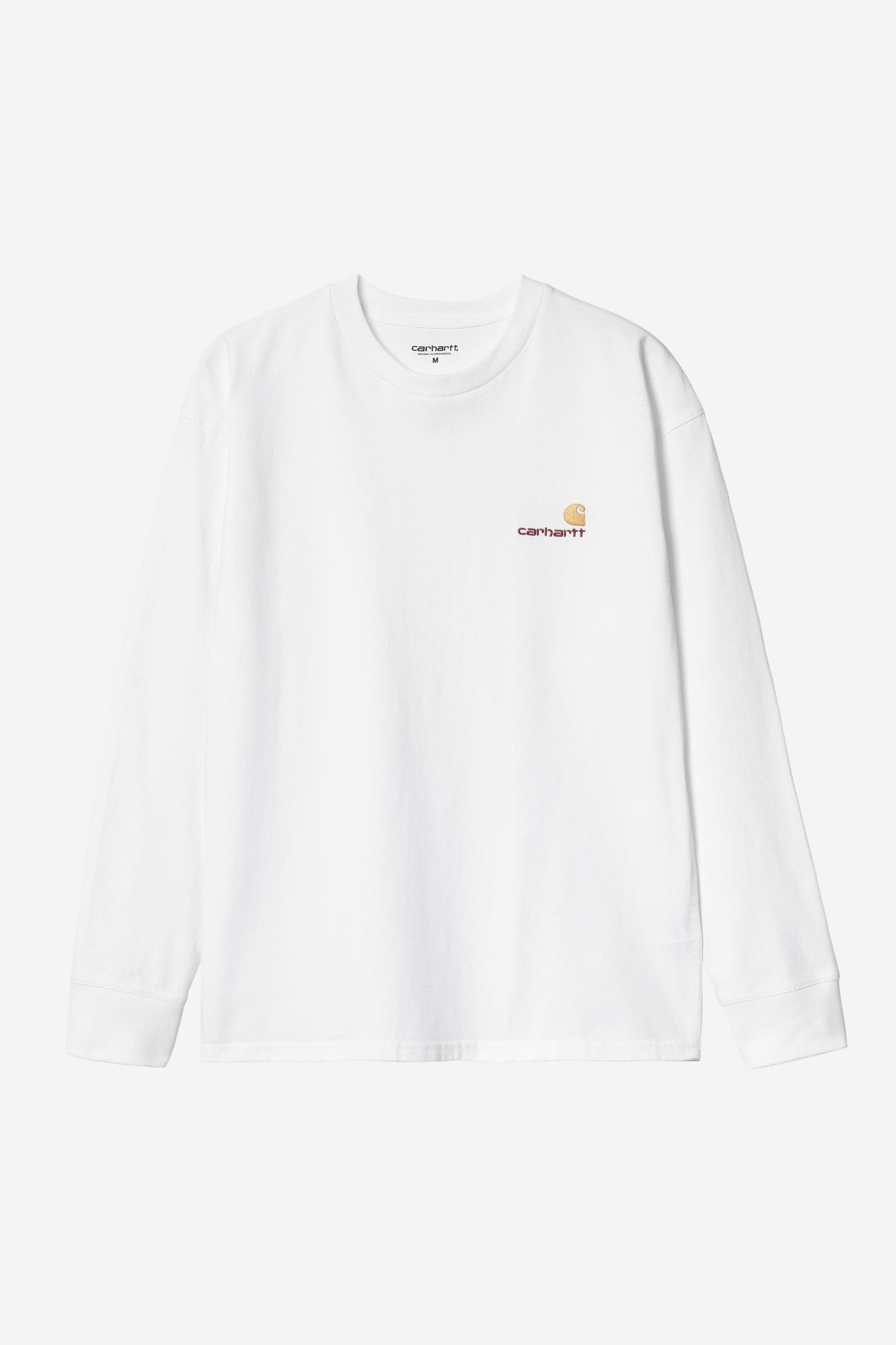 CARHARTT WIP L/S American Script T-Shirt White