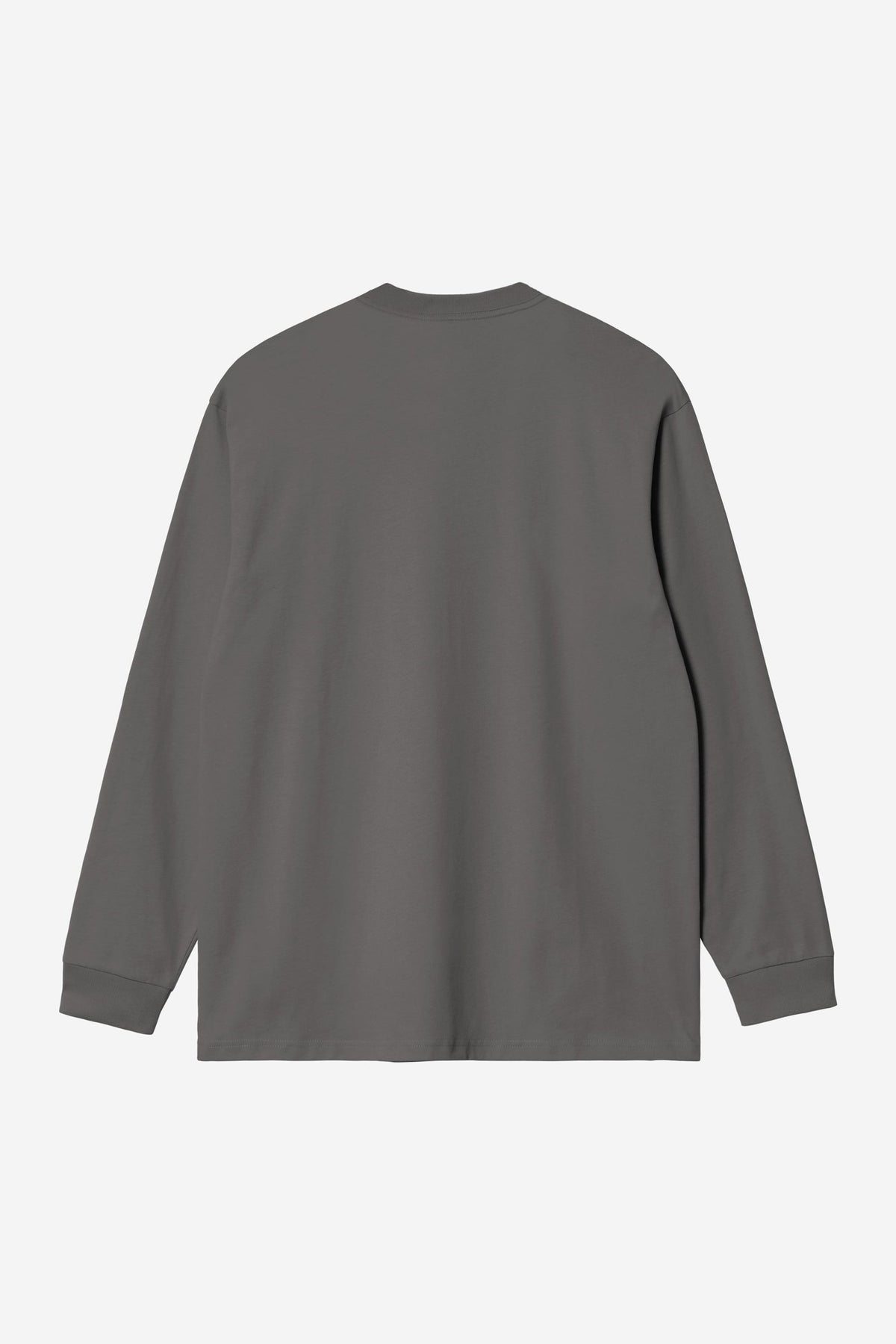 CARHARTT WIP L/S American Script T-Shirt Graphite