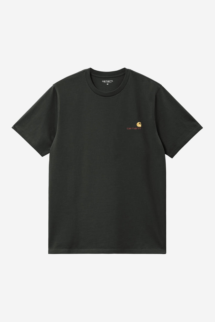 S/S American Script T-Shirt Raven