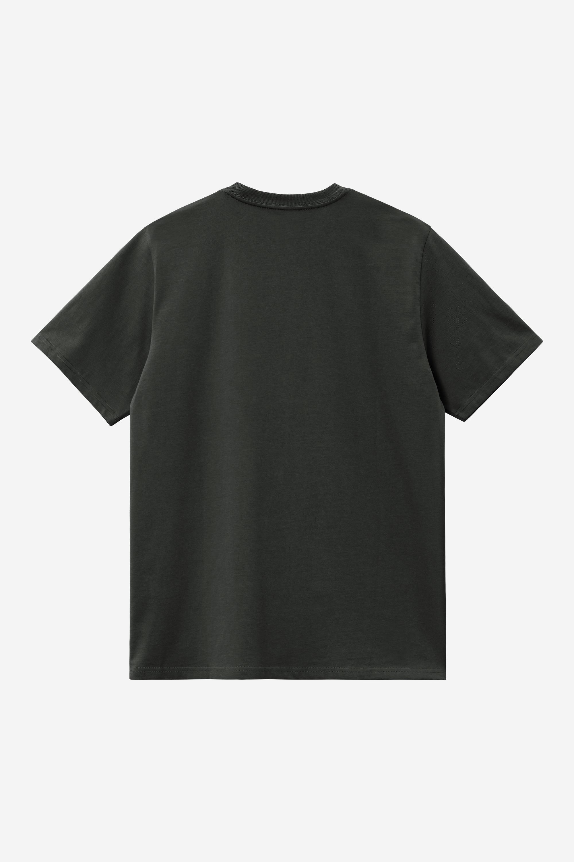S/S American Script T-Shirt Raven achterkant