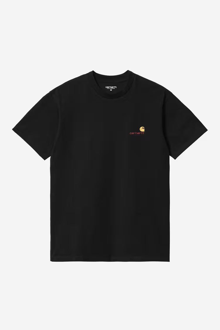 CARHARTT WIP S/S American Script T-Shirt Black