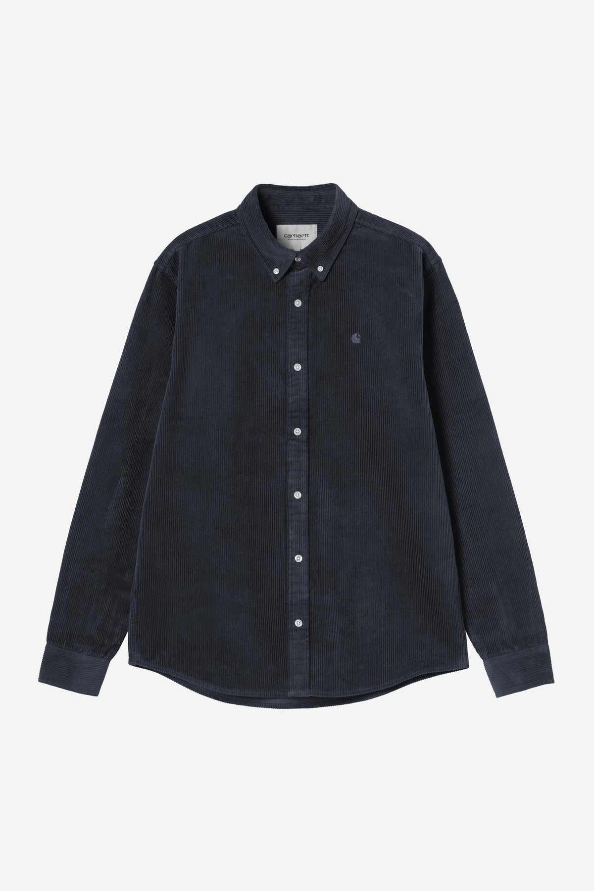CARHARTT WIP L/S Madison Cord Shirt Dark Navy