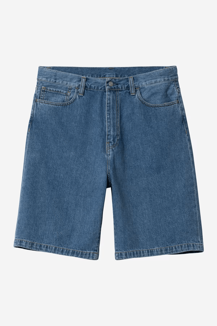 CARHARTT WIP Landon Short Robertson Blue Heavy Stone