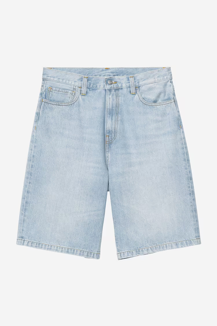 CARHARTT WIP Langdon Short Blue Heavy Worn Bleached