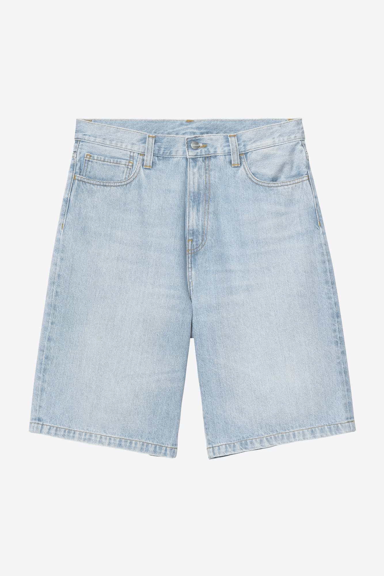 CARHARTT WIP Landon Short Robertson Denim Blue Heavy Worn Bleached