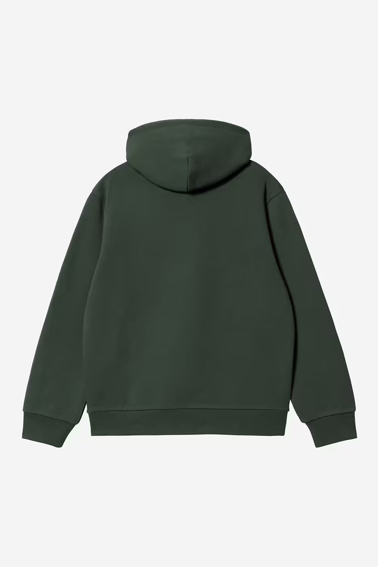 CARHARTT WIP Hooded Sweatshirt Dark Scarab / Palisander