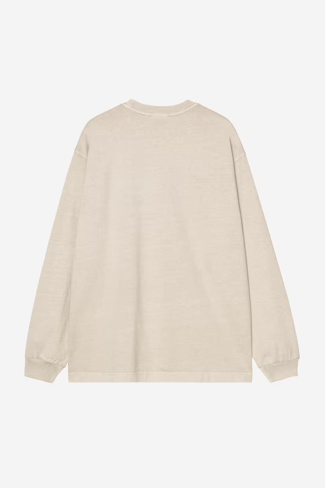 CARHARTT WIP L/S Vista T-Shirt Fleur De Sel Garment Dyed