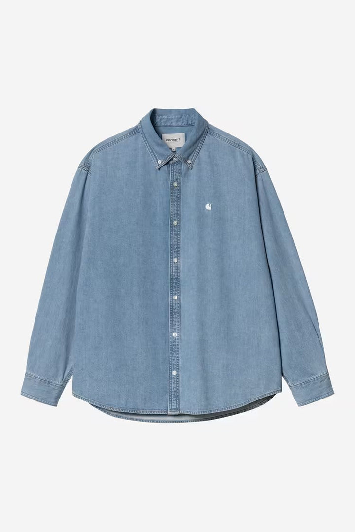 CARHARTT WIP L/S Lucas Shirt Cotton Denim