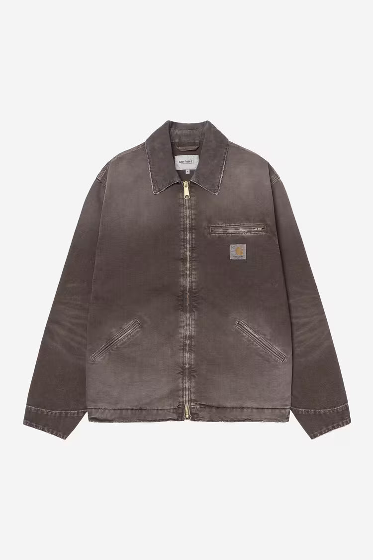 CARHARTT WIP OG Detroit Jacket Tobacco / Tobacco Destroy Wash
