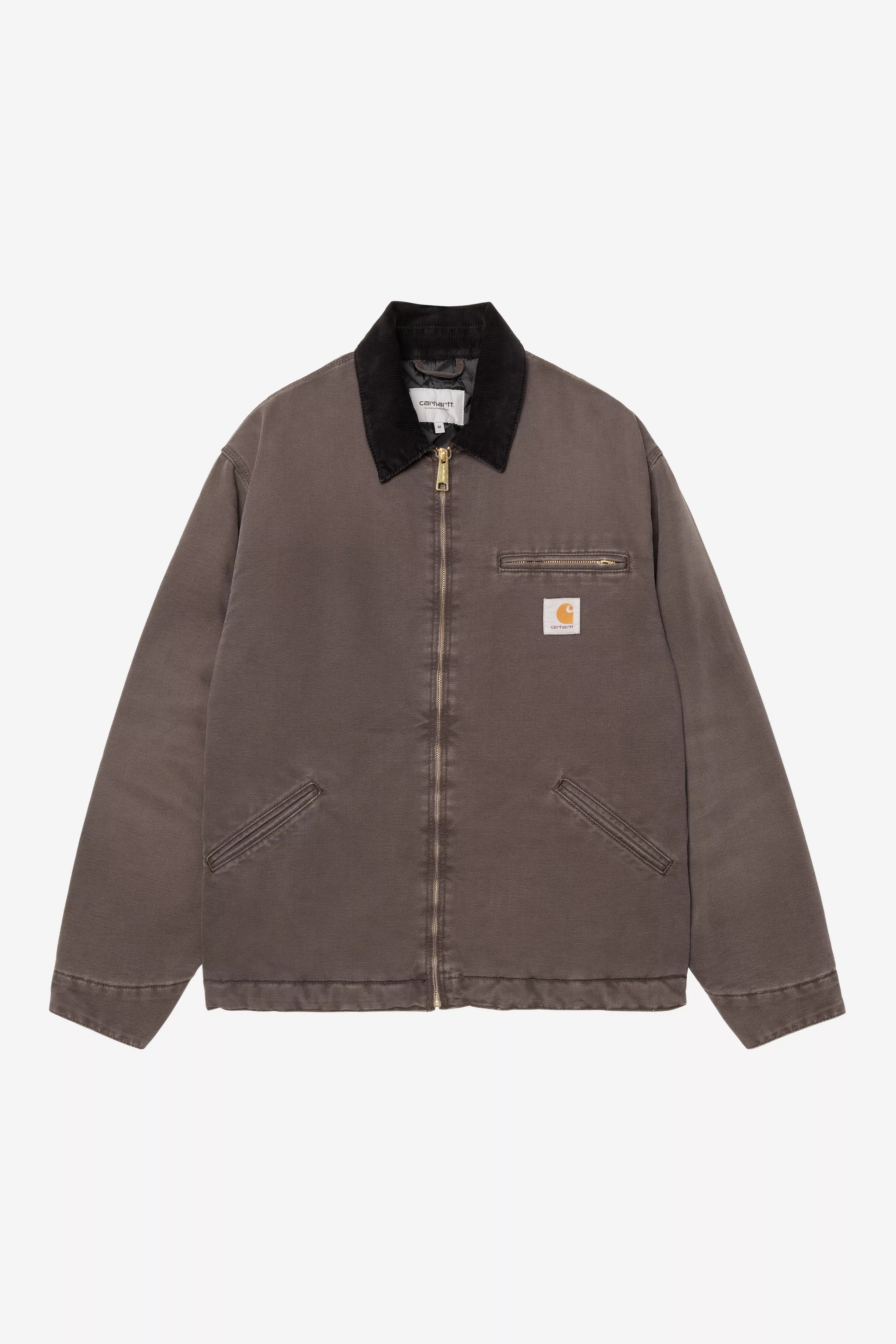 CARHARTT WIP OG Detroit Jacket Tobacco / Black / Stone Canvas