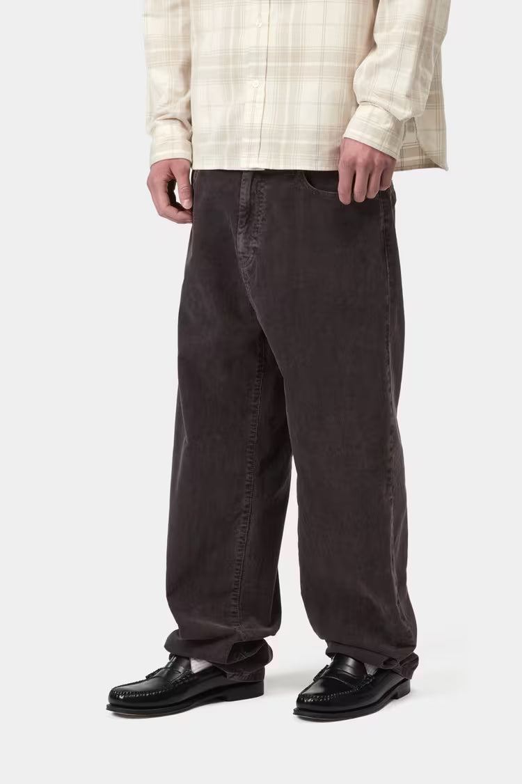 CARHARTT WIP Aaron Pant Forsyth Corduroy Black Dusky Washed