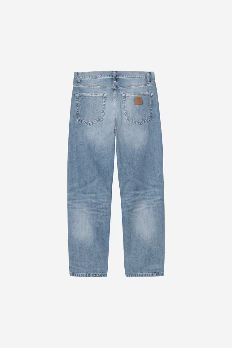CARHARTT WIP Aaron Pant Blue, Burst Washed