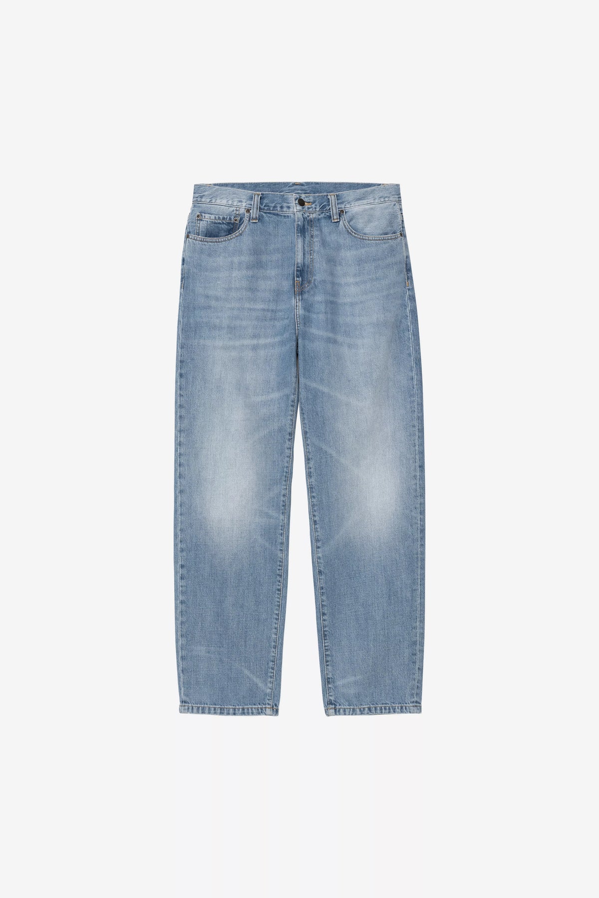 CARHARTT WIP Aaron Pant Blue, Burst Washed