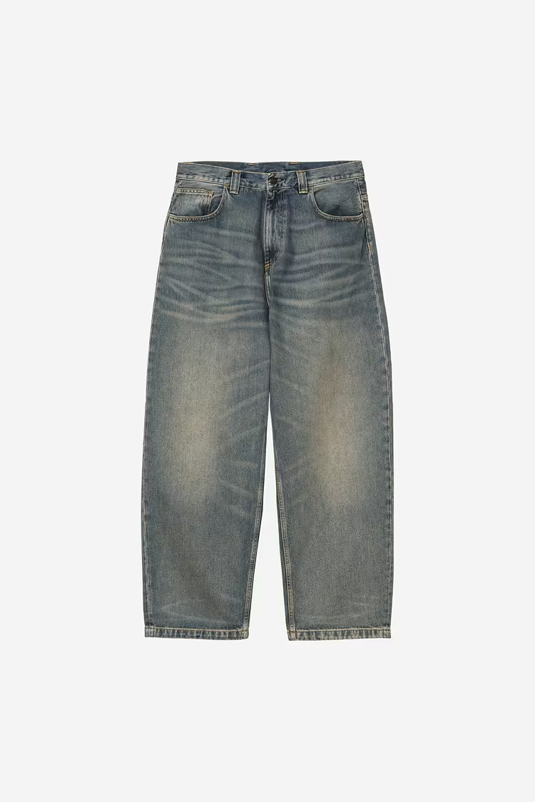 CARHARTT WIP Brandon Pant Blue, Worn Used Wash