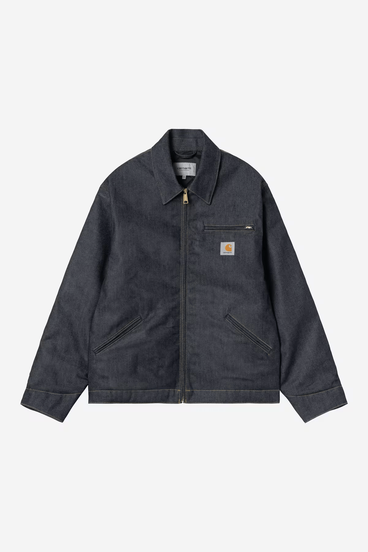 CARHARTT WIP OG Detroit Jacket Bradenton Denim Blue Rigid