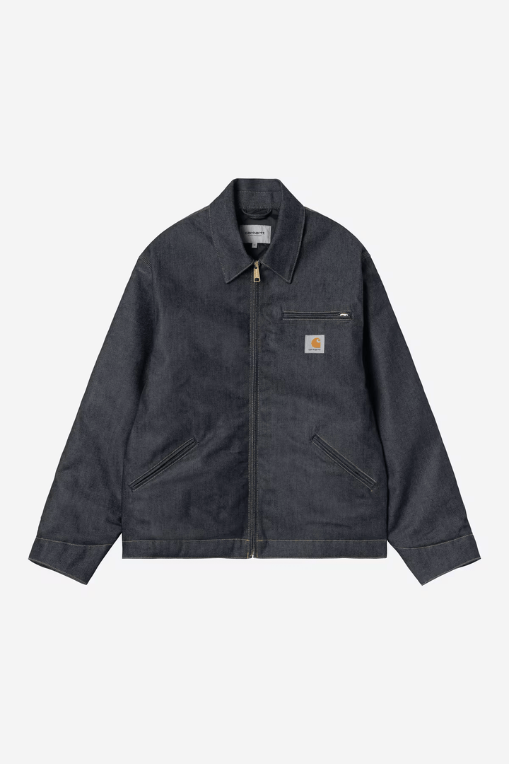 CARHARTT WIP OG Detroit Jacket Bradenton Denim Blue Rigid