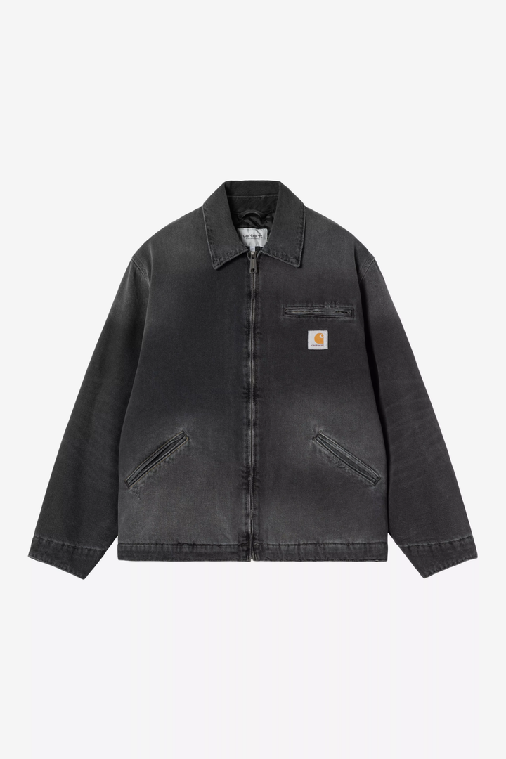 CARHARTT Og Detroit Jacket - Black Grind Wash