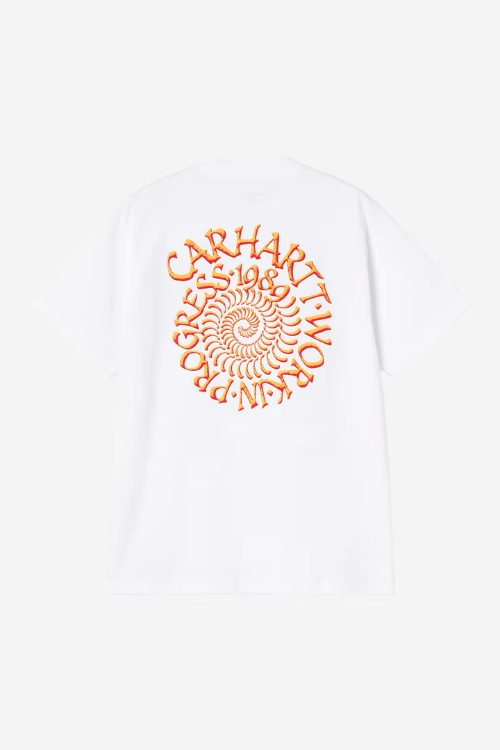 CARHARTT WIP S/S Spirals T-Shirt White