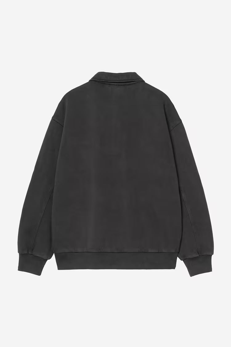 CARHARTT WIP Half Zip Detroit Sweatshirt Black Stone