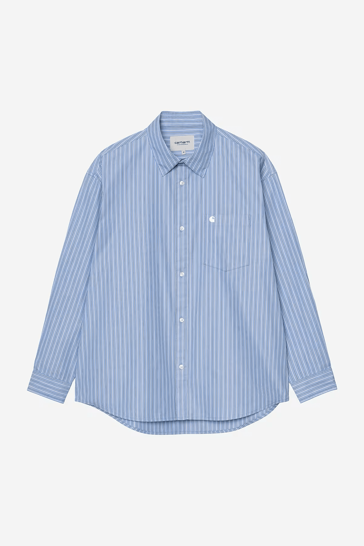 CARHARTT WIP L/S Keene Shirt Stripe Curacao
