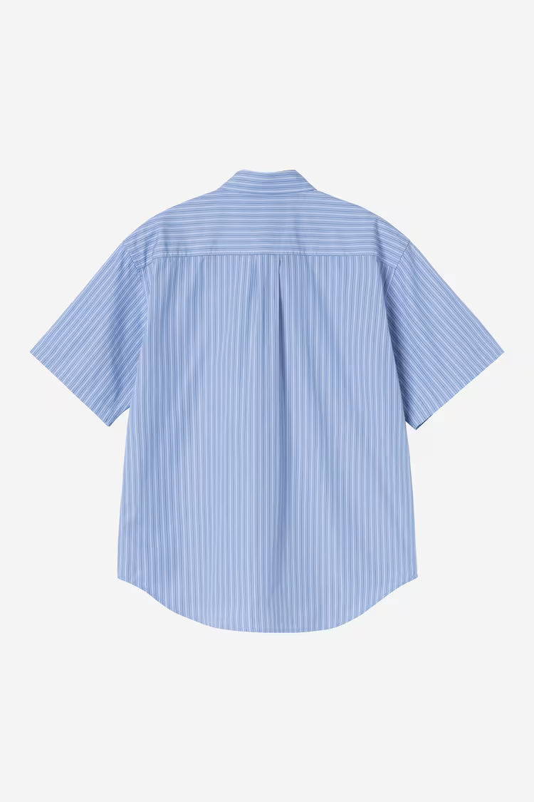 CARHARTT WIP S/S Keene Shirt Stripe Curacao