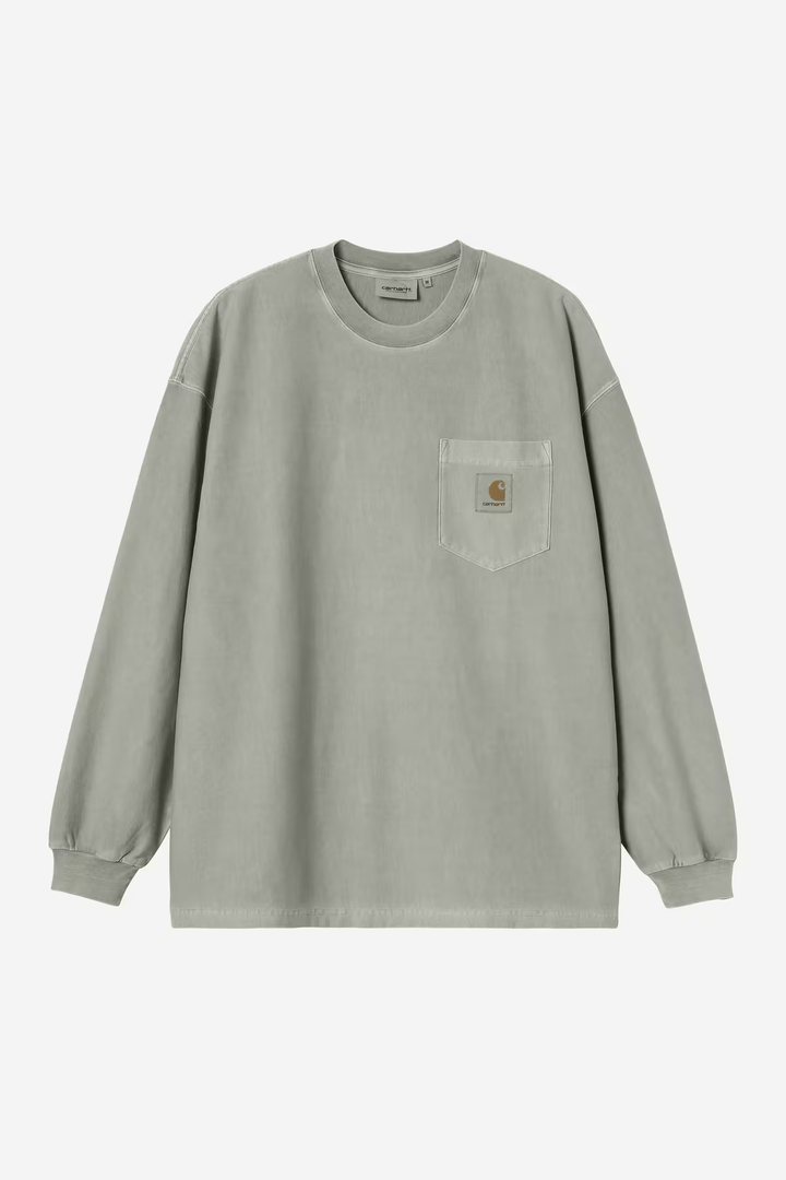 CARHARTT WIP L/S Loose Pocket T-Shirt Shady Green