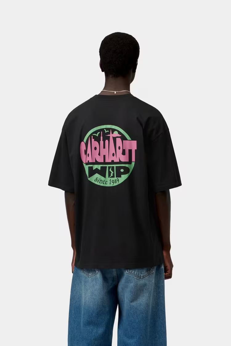 CARHARTT WIP S/S Luggage Label T-shirt Black