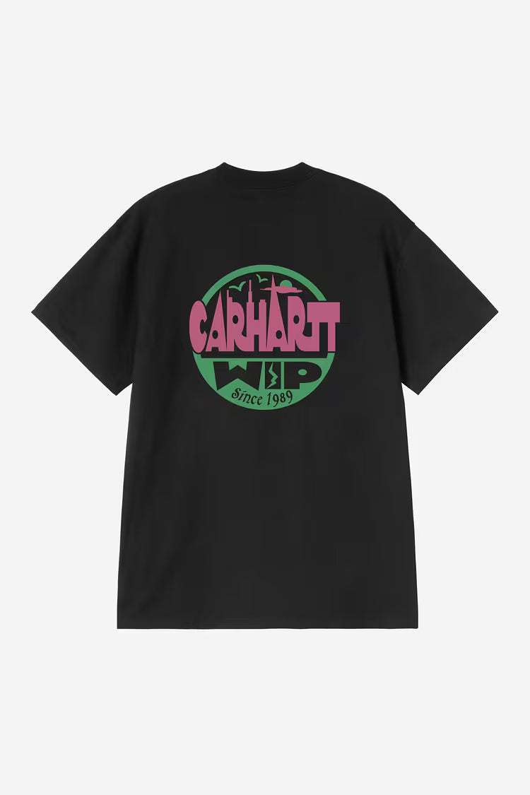CARHARTT WIP S/S Luggage Label T-shirt Black