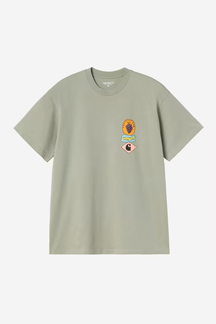 CARHARTT WIP S/S Stacked Grapes Shady Shady Green