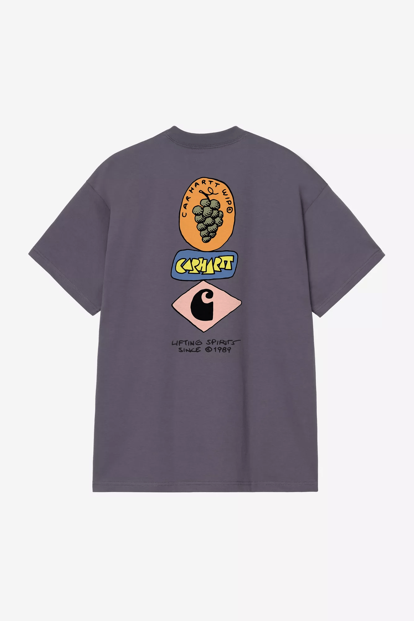 CARHARTT WIP S/S Stacked Grapes Shady Purple