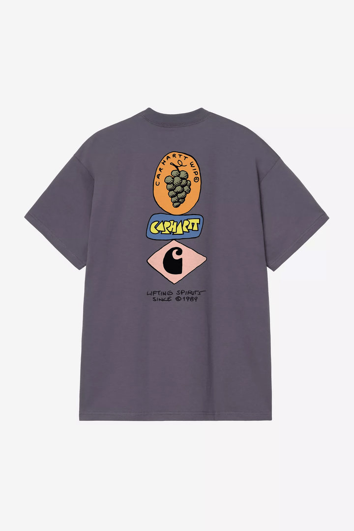 CARHARTT WIP S/S Stacked Grapes Shady Purple