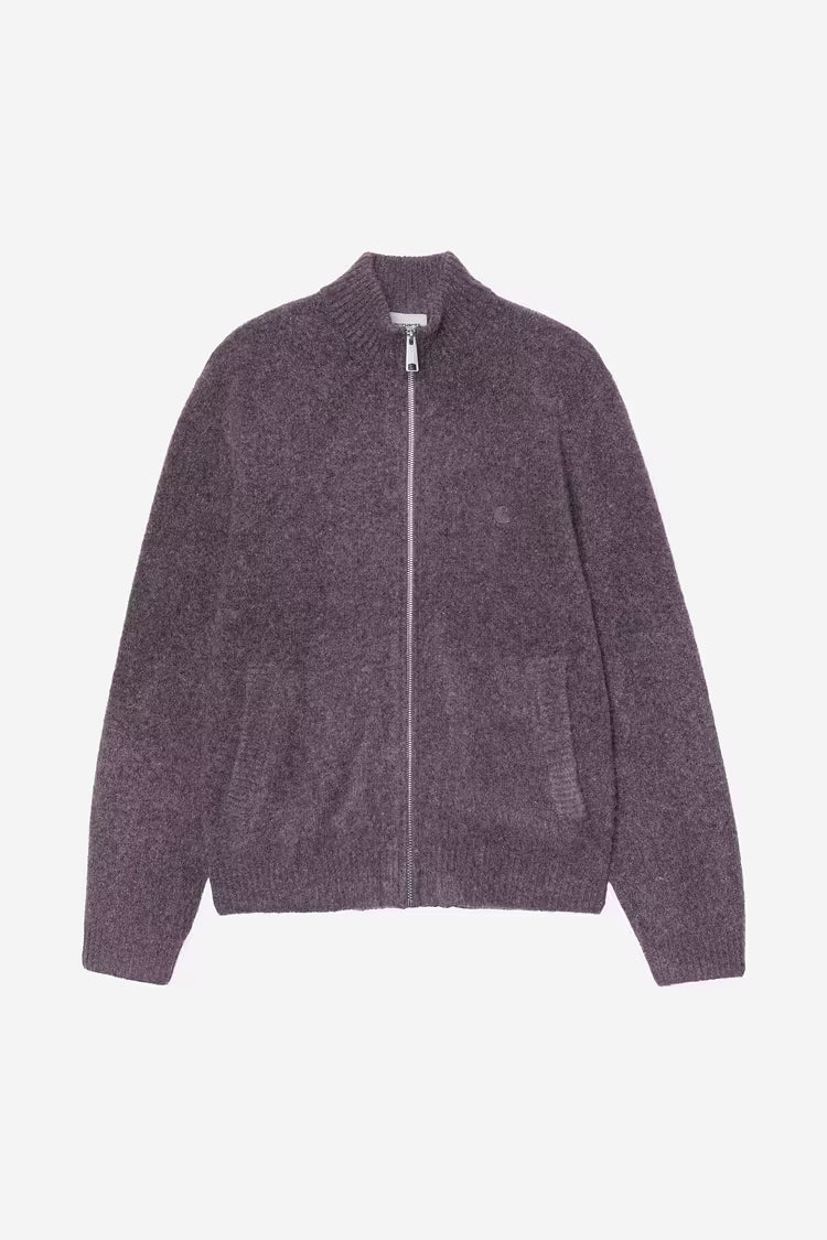 CARHARTT WIP Curtis Sweater Jacket Tangled Shady Purple