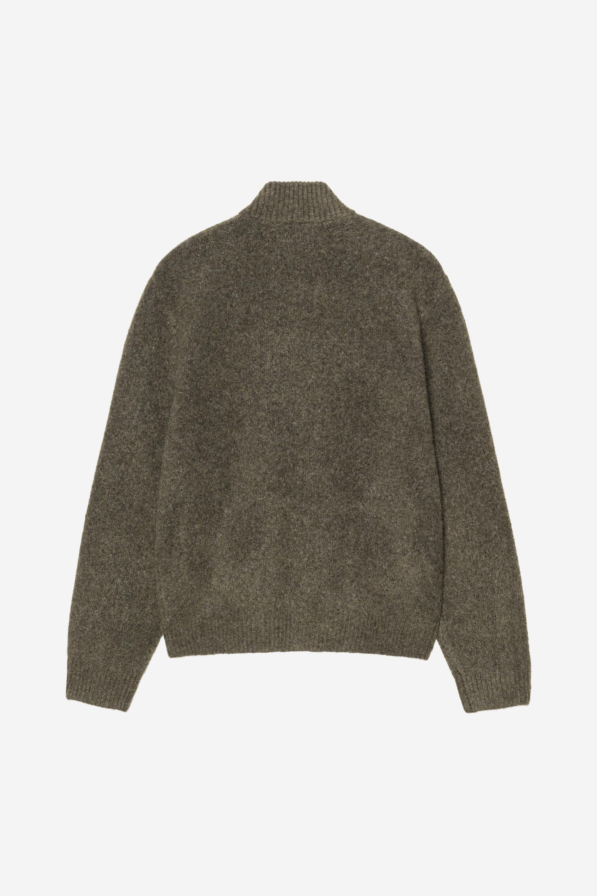 Curtis Sweater Jacket Tangled Shungite achterkant
